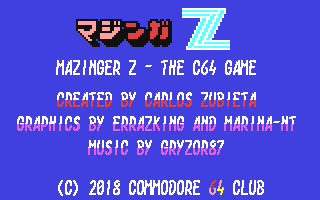 Mazinger Z - The C64 Game [Preview]